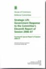 Image for Strategic lift : Government response to the Committee&#39;s eleventh report of session 2006-07, fourteenth special report of session 2006-07