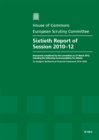 Image for Sixtieth report of session 2010-12 : documents considered by the Committee on 21 March 2012, including the following recommendation for debate, EU Budgets: Multiannual Financial Framework 2014-2020, r