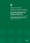 Image for Sixty-third report of session 2010-12