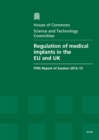 Image for Regulation of medical implants in the EU and UK