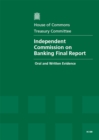 Image for Independent Commission on Banking final report