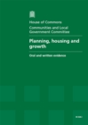 Image for Planning, housing and growth