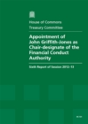 Image for Appointment of John Griffith-Jones as chair-designate of the Financial Conduct Authority