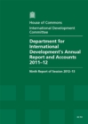 Image for Department for International Development&#39;s annual report and accounts 2011-12