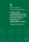 Image for Foreign policy considerations for the UK and Scotland in the event of Scotland becoming an independent country