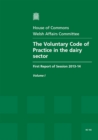 Image for The voluntary code of practice in the dairy sector : first report of session 2013-14, Vol. 1: Report, together with formal minutes, oral and written evidence