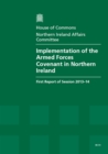 Image for Implementation of the Armed Forces Covenant in Northern Ireland