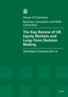 Image for The Kay Review of UK equity markets and long-term decision making