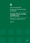 Image for Energy prices, profits and poverty : fifth report of session 2013-14, Vol. 1: Report, together with formal minutes, oral and written evidence