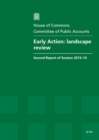 Image for Early action : landscape review, second report of session 2013-14, report, together with formal minutes, oral and written evidence