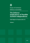 Image for The defence implications of possible Scottish independence