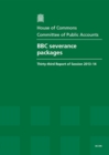 Image for BBC severance packages : thirty-third report of session 2013-14, Vol. 1: Report, together with formal minutes and oral evidence