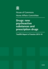 Image for Drugs : new psychoactive substances and prescription drugs, twelfth report of session 2013-14, report, together with formal minutes, oral and written evidence