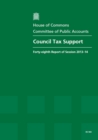 Image for Council tax support : forty-eighth report of session 2013-14, report, together with formal minutes, oral and written evidence