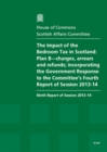 Image for The impact of the bedroom tax in Scotland : Plan B-charges, arrears and refunds; incorporating the Government response to the Committee&#39;s fourth report of session 2013-14, ninth report of session 2013