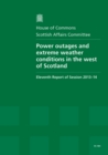 Image for Power outages and extreme weather conditions in the west of Scotland