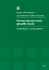 Image for Promoting economic growth locally : sixtieth report of session 2013-14, report, together with formal minutes related to the report