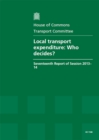 Image for Local transport expenditure