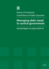 Image for Managing debt owed to central government