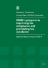 Image for HMRC&#39;s progress in improving tax compliance and preventing tax avoidance : eighteenth report of session 2014-15, report, together with formal minutes related to the report