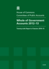 Image for Whole of government accounts 2012-13 : twenty-sixth report of session 2014-15, report, together with the formal minutes relating to the report