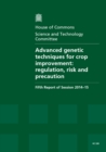 Image for Advanced genetic techniques for crop improvement