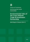 Image for Environmental risks of the Trans-Atlantic Trade &amp; Investment Partnership