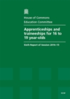 Image for Apprenticeships and traineeships for 16 to 19 year-olds
