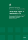 Image for Thirty-fifth report of session 2014-15 : documents considered by the Committee on 4 March 2015, including the following recommendations for debate, EU General Budgets for 2014 and 2015; investment pla
