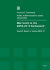 Image for Our work in the 2010-2015 Parliament