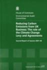Image for Reducing Carbon Emissions from UK Business - The Role of the Climate Change Levy and Agreements