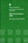 Image for DFID annual report 2008 : second report of session 2008-09, Vol. 1: Report, together with formal minutes