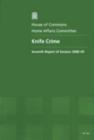 Image for Knife Crime : Seventh Report of Session 2008-09 : v. 1 : Report, Together with Formal Minutes
