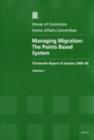 Image for Managing Migration : The Points Based System