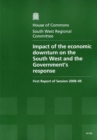 Image for Impact of the economic downturn on the South West and the Government&#39;s response