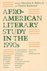 Image for Afro-American Literary Study in the 1990s