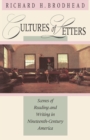 Image for Cultures of Letters