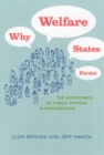 Image for Why Welfare States Persist : The Importance of Public Opinion in Democracies