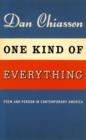 Image for One Kind of Everything: Poem and Person in Contemporary America