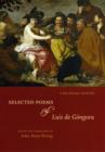Image for Selected poems of Luis de Gongora: a bilingual edition
