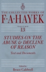 Image for Studies on the abuse and decline of reason  : text and documents