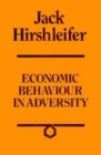 Image for Economic Behavior in Adversity