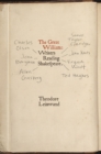 Image for The Great William - Writers Reading Shakespeare