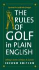 Image for The rules of golf in plain English