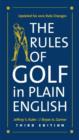 Image for The rules of golf in plain English