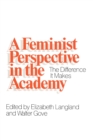 Image for A Feminist Perspective in the Academy