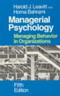 Image for Managerial Psychology