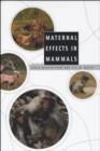 Image for Maternal effects in mammals