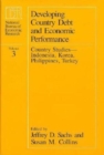 Image for Developing Country Debt and Economic Performance : v. 3 : Country Studies - Indonesia, Korea, Philippines, Turkey
