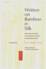 Image for Written on bamboo and silk  : the beginnings of Chinese books and inscriptions